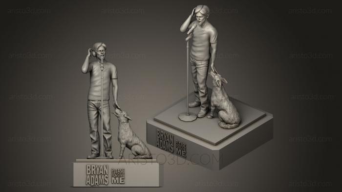 Statues of famous people (STKC_0010) 3D model for CNC machine
